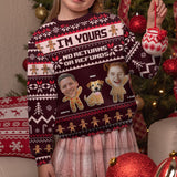 I'm Yours - Personalized Couple Ugly Sweater