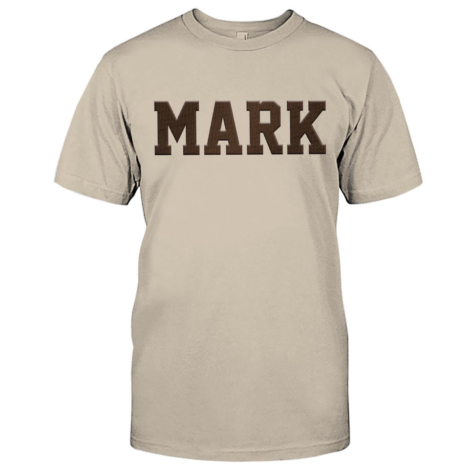 Custom Name - Personalized Kid Embroidered T-shirt