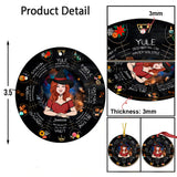 Wheel Of The Year - Personalized Witch Ornament