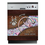 Pink Stethoscope - Personalized Nurse Dishwasher Cover