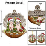 I Want To Grow Old With You - Personalized Couple Ornament