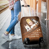 What A Beautiful Thing - Horse gift for dog lover, cat lover - Personalized Luggage Cover