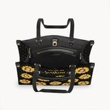Grandma’s Garden - Gift for grandma, mom - Personalized Leather Handbag