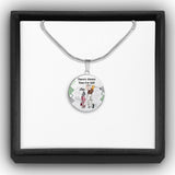 There's Always Time For Golf - Personalized Golf Round Pendant Necklace