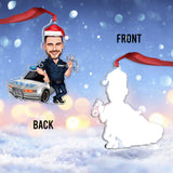 Serve And Protect - Personalized Police Officer Transparent Ornament