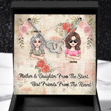 I Love You Mom - Personalized Mother Necklace
