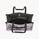 Beautiful Owl - Personalized Owl Leather Handbag