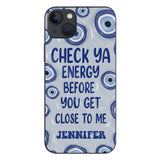 Check Ya Energy - Personalized Witch Phone Case