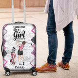 Golf Instruction - Golf gift for her, girlfriend, wife, daughter - Personalized Luggage Cover