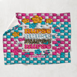 Nurse Life - Nurse gift for mom, her, wife, girlfriend, friend - Personalized Blanket