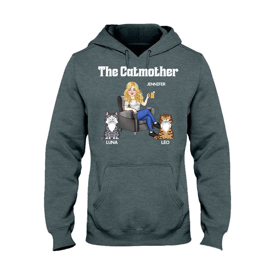 The Catmother - Personalized Cat T-shirt And Hoodie