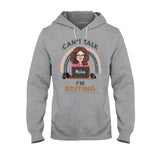 Can't Talk I'm Editing - Personalized Photography T-shirt & Hoodie