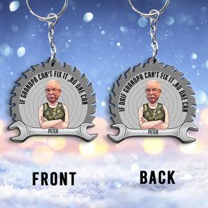 If Dad Can't Fix - Gift for dad, grandpa - Personalized Keychain