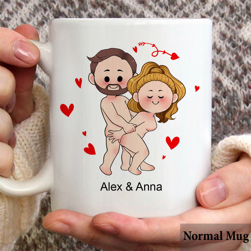 I Just Want You To Be Happy Custom Screenshot Messages - gift for boyfriend, wife, husband, girlfriend - Personalized Mug