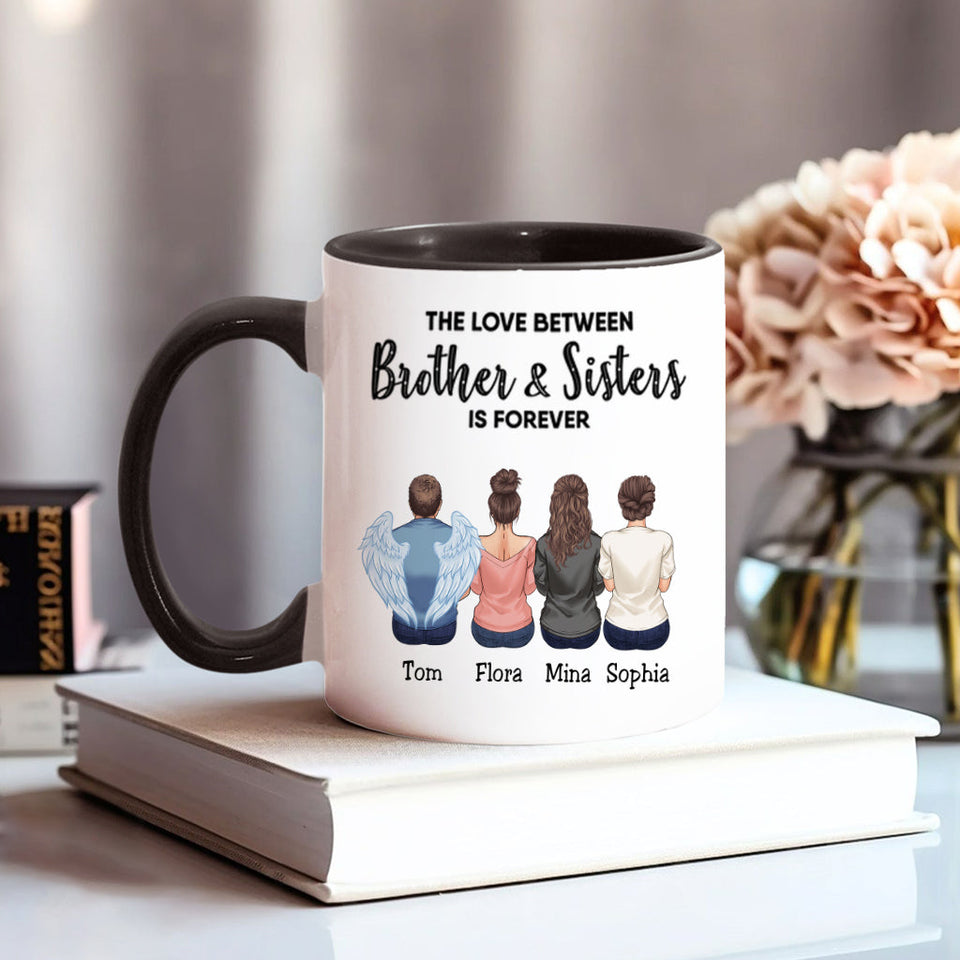 Family Is Forever - Personalized Family Accent Mug
