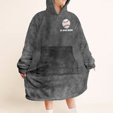 Sport Lovers Go Team - Personalized Baseball Blanket Hoodie