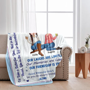 Besties Forever - Personalized Bestie Blanket