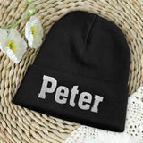 Custom Name - Personalized Kid Embroidered Beanie