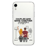 Couples Who Game Together Stay Together - Personalized Video Game Clear Phone Case