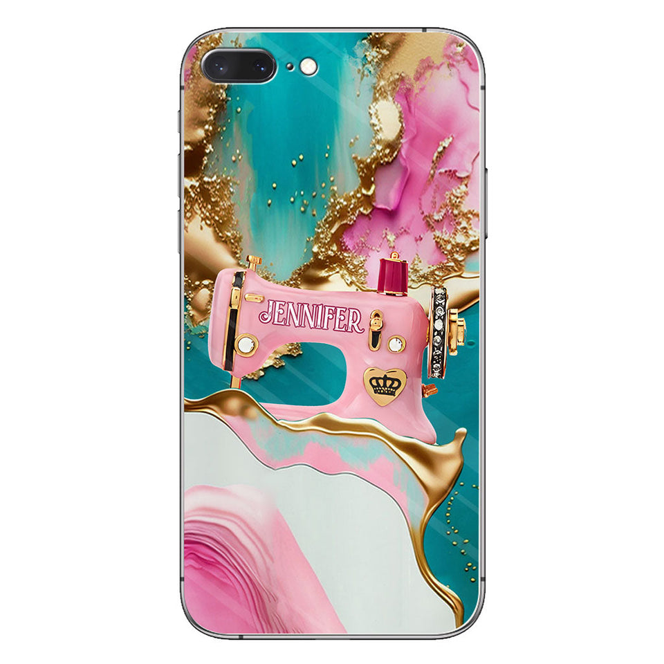 Love Sewing - Personalized Sewing Phone Case