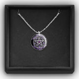 Witch Please Witch Wall Clock - Witch Round Pendant Necklace