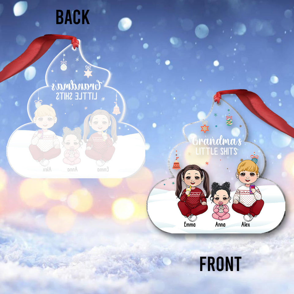 Little Cuties - Personalized Grandma Ornament