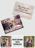 Merry Christmas - Personalized Family Greeting Card