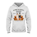 Hubby And Wifey - Personalized Husband And Wife T-shirt And Hoodie