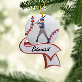 Baseball Lover - Personalized Baseball Ornament