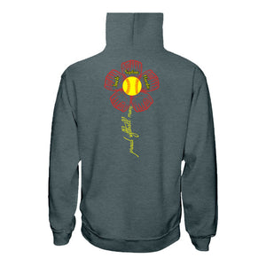 Proud Softball Mom Grandma Aunt - Personalized Softball T-shirt and Hoodie