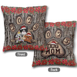 Dog Mom - Personalized Dog Throw Pillow
