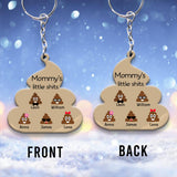 Little Cuties - Gift for dad, grandpa, mom, uncle, aunt, grandma - Personalized Keychain
