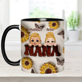 Best Grandma/Nana/Mimi Ever - Gift for grandma - Personalized Accent Mug