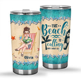 Life Is Better At The Beach - Personalized Sea Lover Tumbler