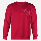 Custom Line Art - Personalized Family Embroidered Sweater