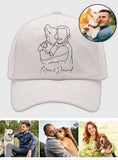 Custom Photo - Personalized Dog Embroidered Classic Cap