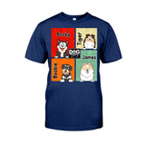 Dog Mom/ Cat Mom/ Fur Dad.... - Gift for dog lovers, dog lover - Personalized T-shirt And Hoodie