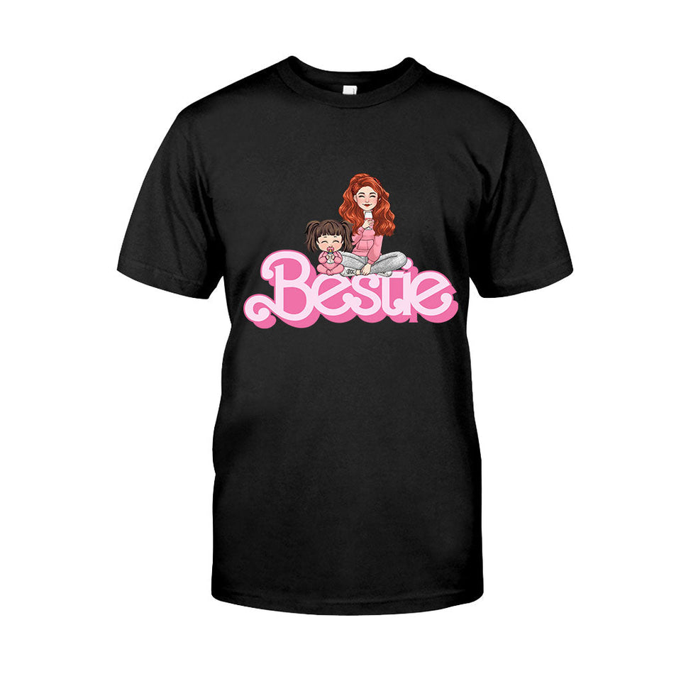Besties Mommy & Daughters - Personalized Mother T-shirt And Hoodie