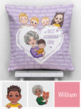 Grandma/Nana/Gigi We Love You - Personalized Grandma Throw Pillow
