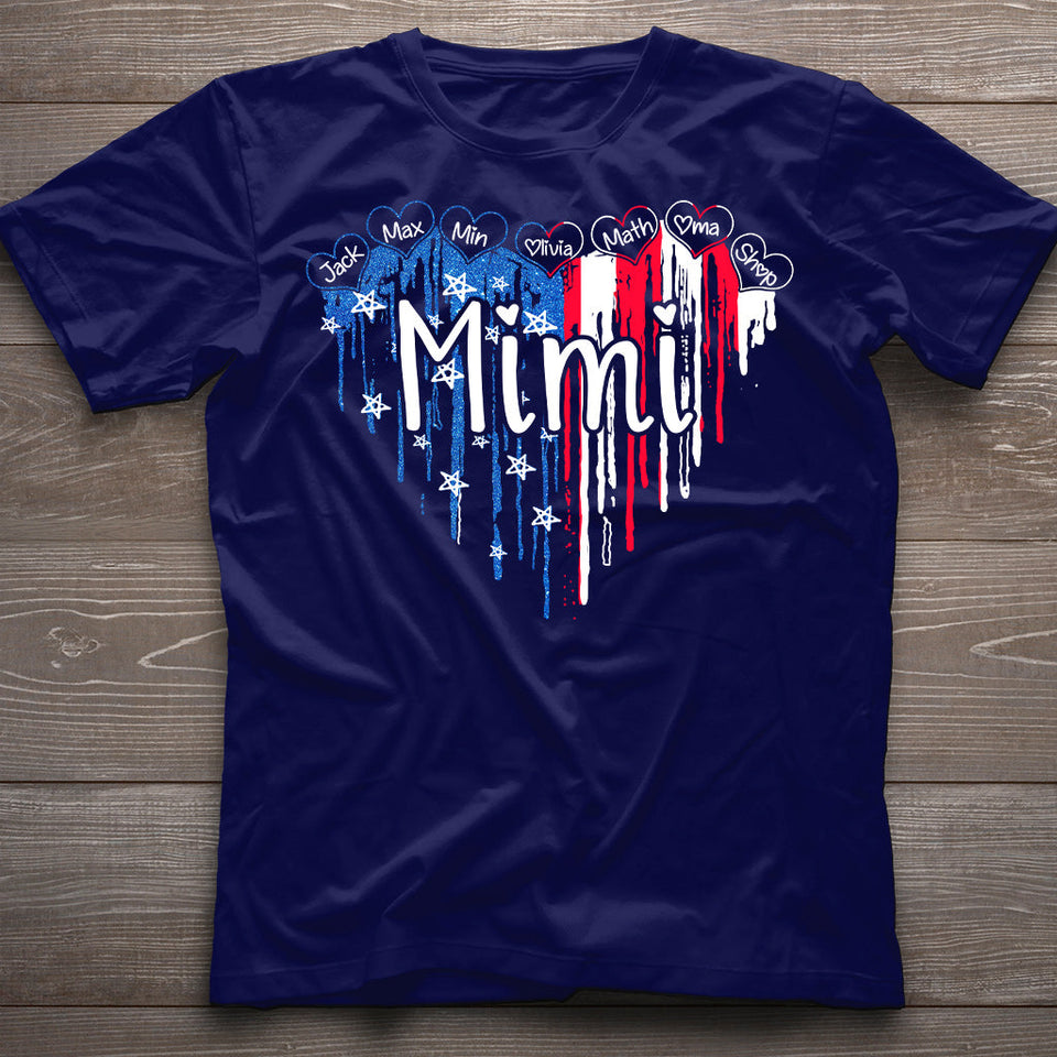 My Grandkids - Personalized Grandma T-shirt & Hoodie