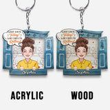 What Day Is Today - Personalized Retired Keychain
