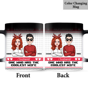 Husband Who Has The Coolest Wife - Personalized Couple Mug