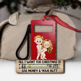 All I Want For Christmas - gift for husband, boyfriend, wife, girlfriend - Personalized Ornament