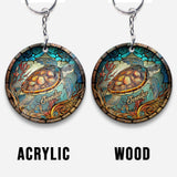 Love Turtles - Personalized Turtle Keychain