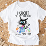 I Crochet So I Don’t Choke People - Personalized Crocheting T-shirt And Hoodie
