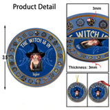 The Witch Is In - Personalized Witch Ornament