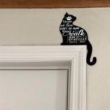 Those We Love Don't Go Away - Gift for cat lovers, who lost cat - Personalized Door Frame Decoration