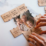 Reason Why I Love You Grandma - Gift for grandma - Personalized Picture Wooden Puzzle