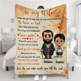 I Had You And You Had Me - Personalized Husband And Wife Blanket