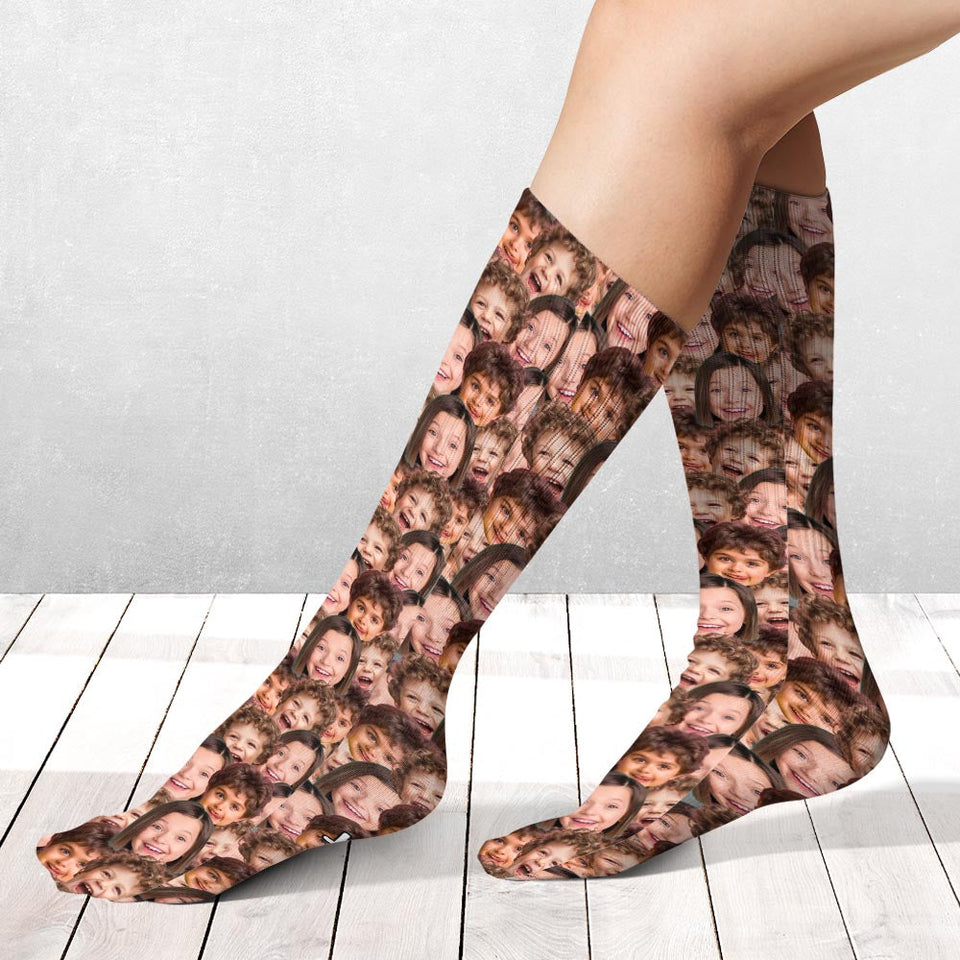 Love You Dad - Gift for dad, grandma, grandpa, mom, uncle, aunt, brother, sister, son, daughter, granddaughter, grandson, husband, wife, boyfriend, girlfriend - Personalized Socks